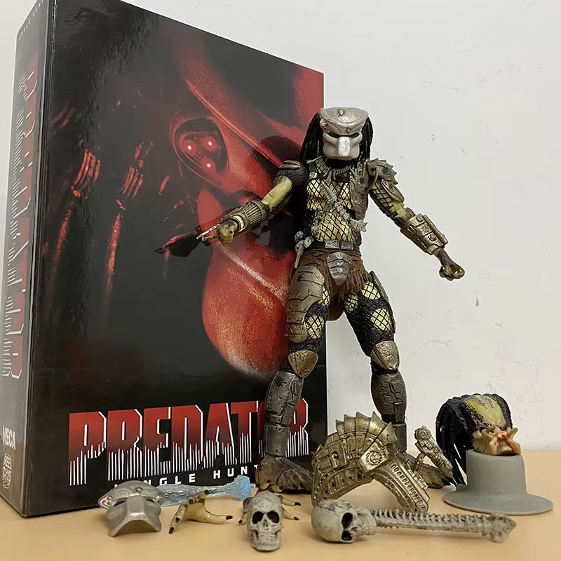 NECA Figure Jungle Hunter Predator Action Figure Alien Collectible Model Toys Joint Movable Doll New Year Present for Children