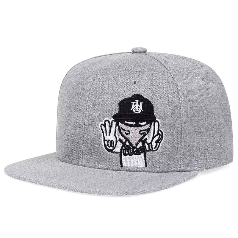 Brand Embroidery Retro Baseball Caps for Men Women Bone Snapbacks Black Sports Hats Street Art Hip Hop Cap Hat