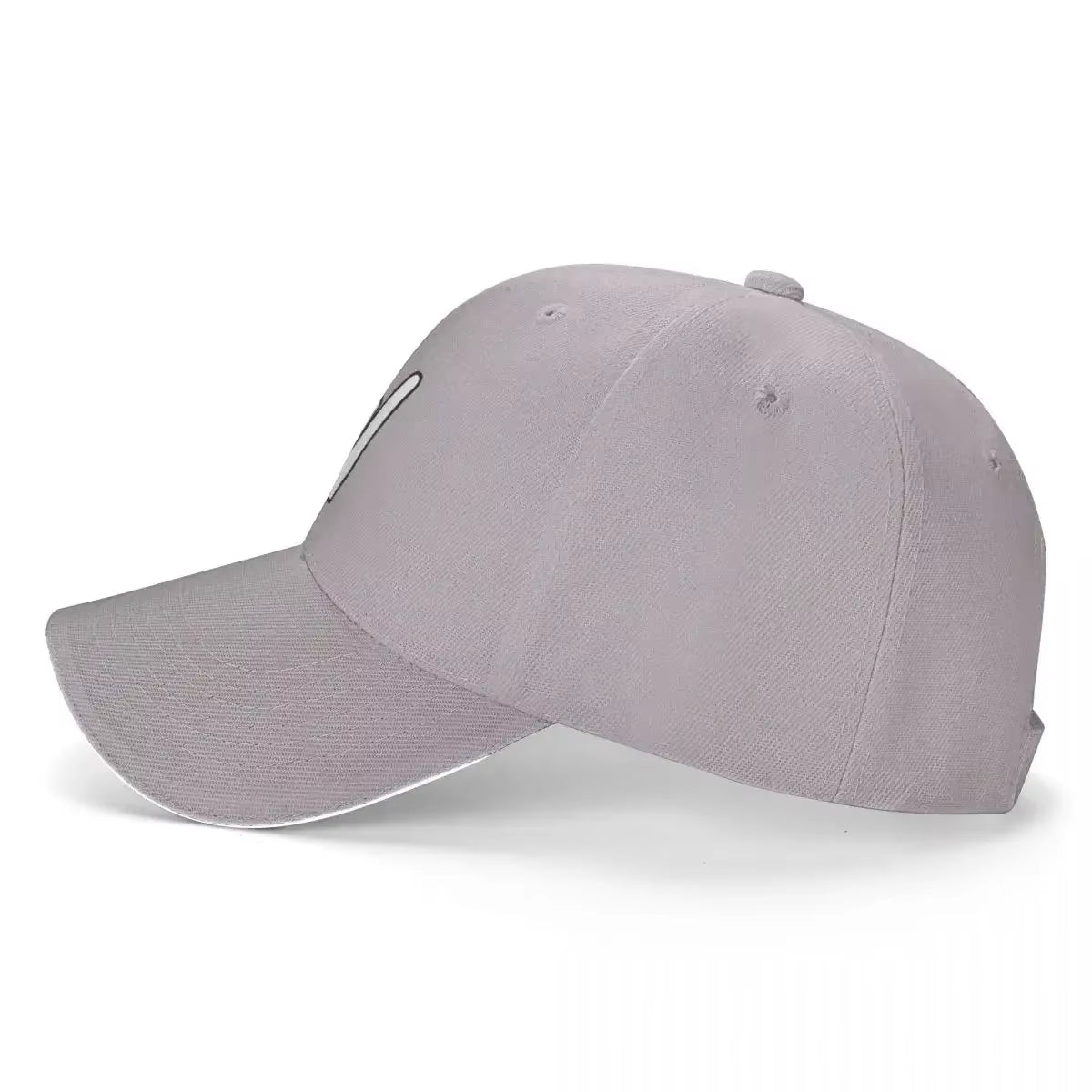 Rock Devil Horns Simple Icon Baseball Cap Anime Male Adjustable Hat Girl Men'S Streetwear for Sun Protection