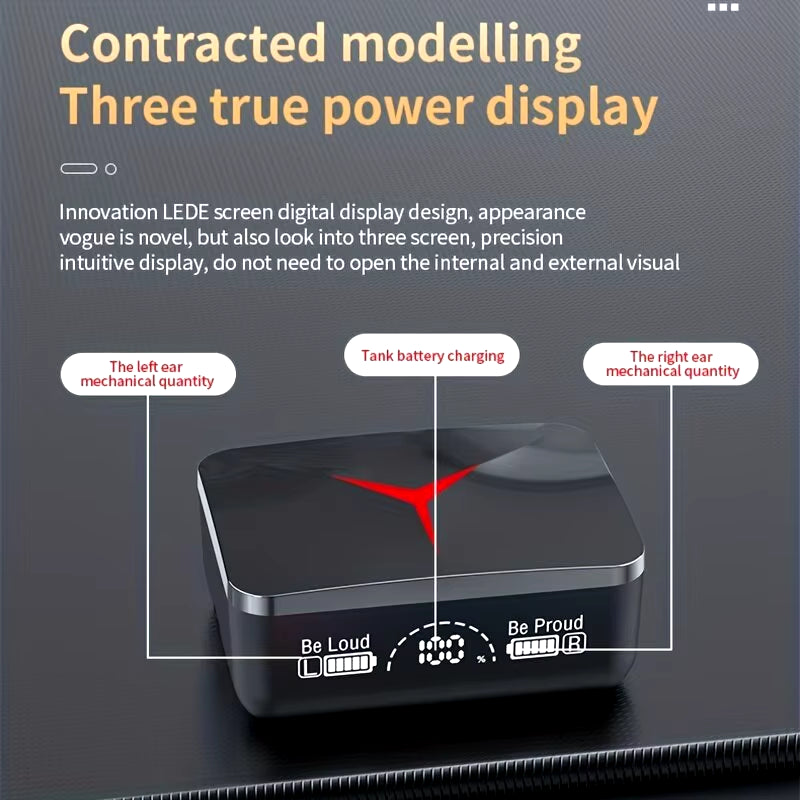 Original TWS M90 Wireless Headphones Sliding Cover Gaming Earphone Bluetooth 5.3 Sport Earbuds Music Headsets for Iphone Xiaomi