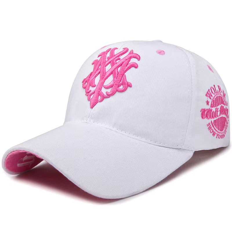 Totem Embroidered Baseball Cap Fashion Men Women Caps Spring and Summer Snapback Hip Hop Hat Adjustable Flame Sun Shading Hats