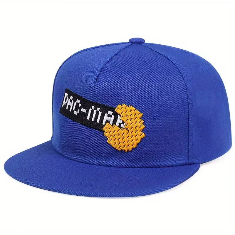 Unisex Monsters Eat Beans Embroidery Hip-Hop Hats Outdoor Adjustable Casual Baseball Caps Sunscreen Hat