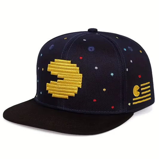 Unisex Monsters Eat Beans Embroidery Hip-Hop Hats Outdoor Adjustable Casual Baseball Caps Sunscreen Hat