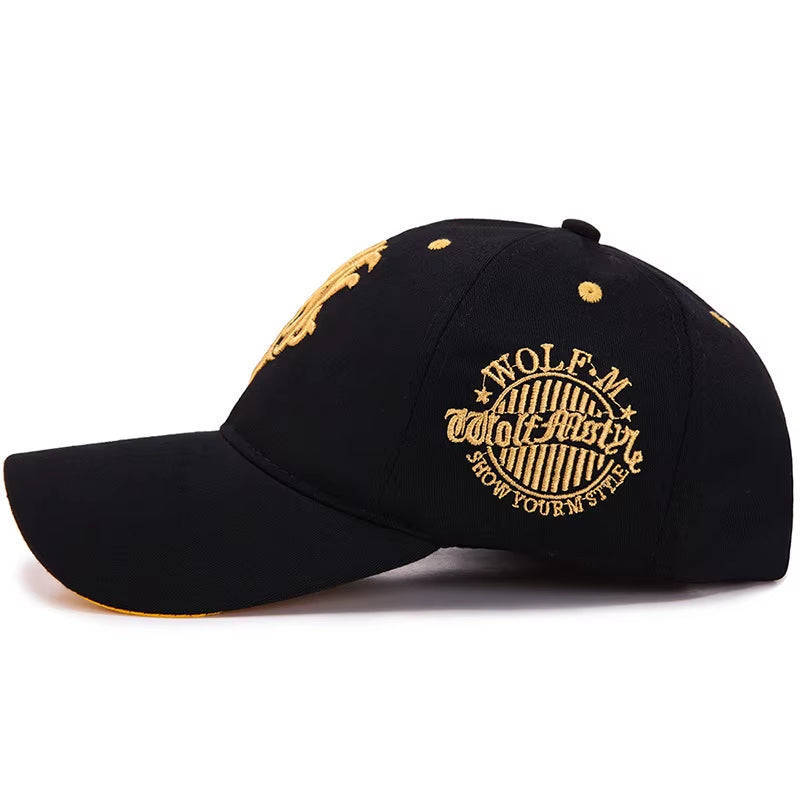 Totem Embroidered Baseball Cap Fashion Men Women Caps Spring and Summer Snapback Hip Hop Hat Adjustable Flame Sun Shading Hats